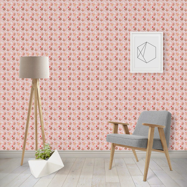 Custom Sweet Cupcakes Wallpaper & Surface Covering (Peel & Stick - Repositionable)