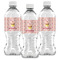 Sweet Cupcakes Water Bottle Labels - Front View