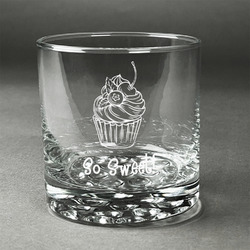 Sweet Cupcakes Whiskey Glass - Engraved (Personalized)