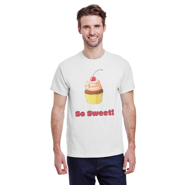 Custom Sweet Cupcakes T-Shirt - White - 2XL (Personalized)
