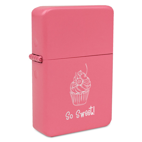 Custom Sweet Cupcakes Windproof Lighter - Pink - Single Sided (Personalized)