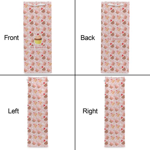 Sweet Cupcakes Wine Gift Bag - Gloss - Approval