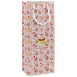 Sweet Cupcakes Wine Gift Bags - Gloss (Personalized)