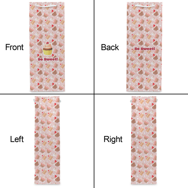 Sweet Cupcakes Wine Gift Bag - Matte - Approval