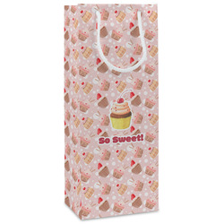 Sweet Cupcakes Wine Gift Bags - Matte (Personalized)