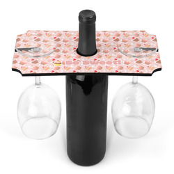 Sweet Cupcakes Wine Bottle & Glass Holder (Personalized)