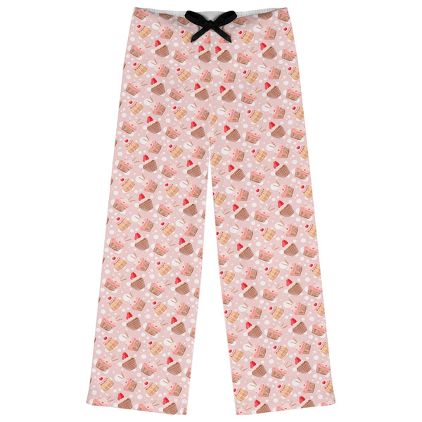 Custom Sweet Cupcakes Womens Pajama Pants - M