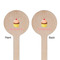 Sweet Cupcakes Wooden 7.5" Stir Stick - Round - Double Sided - Front & Back