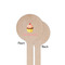Sweet Cupcakes Wooden 7.5" Stir Stick - Round - Single Sided - Front & Back