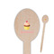 Sweet Cupcakes Wooden Food Pick - Oval - Closeup