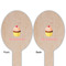 Sweet Cupcakes Wooden Food Pick - Oval - Double Sided - Front & Back