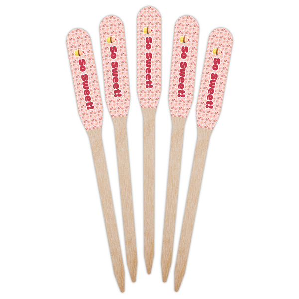 Sweet Cupcakes Wooden Food Pick - Paddle - Fan View