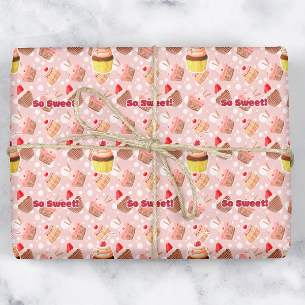 Custom Sweet Cupcakes Wrapping Paper (Personalized)