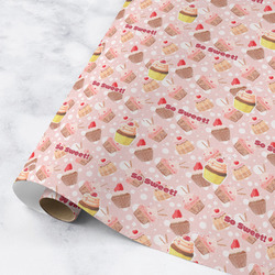 Sweet Cupcakes Wrapping Paper Roll - Medium - Matte (Personalized)