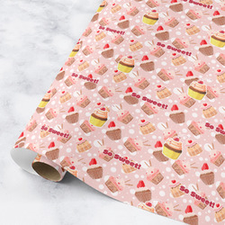 Sweet Cupcakes Wrapping Paper Roll - Medium (Personalized)