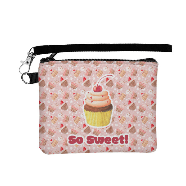 Custom Sweet Cupcakes Wristlet ID Case w/ Name or Text