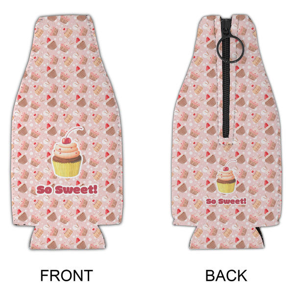 Sweet Cupcakes Zipper Bottle Cooler - APPROVAL