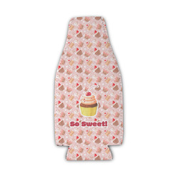 Sweet Cupcakes Zipper Bottle Cooler (Personalized)
