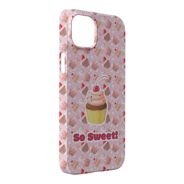 Custom Sweet Cupcakes iPhone Case - Plastic - iPhone 14 Plus (Personalized)