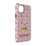 Sweet Cupcakes iPhone Case - Rubber Lined - iPhone 14 Pro (Personalized)