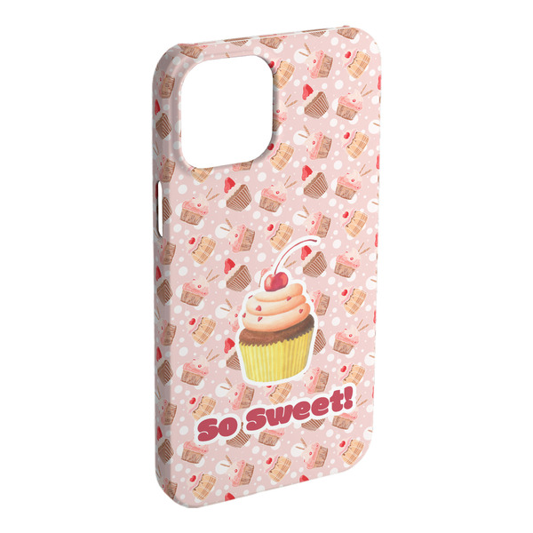 Custom Sweet Cupcakes iPhone Case - Plastic (Personalized)