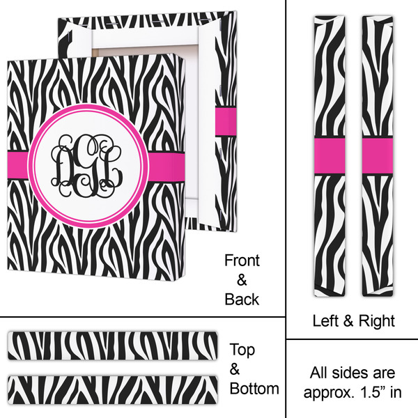 Zebra Print 11x14 - Canvas Print - Approval