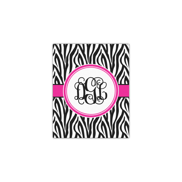Zebra Print 11x14 - Canvas Print - Front View