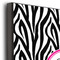 Zebra Print 11x14 Wood Print - Closeup
