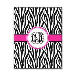 Zebra Print Wood Print - 11x14 (Personalized)