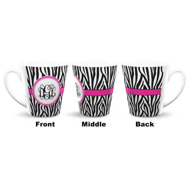 Zebra Print 12 Oz Latte Mug - Approval