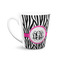 Zebra Print 12 Oz Latte Mug - Front