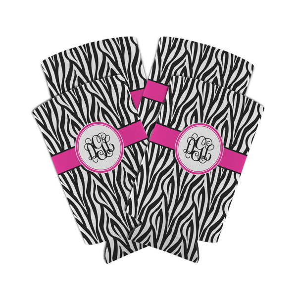 Zebra Print 12oz Tall Can Sleeve - Set of 4 - MAIN
