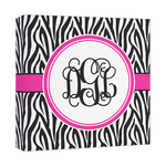 Zebra Print Canvas Print - 12x12 (Personalized)