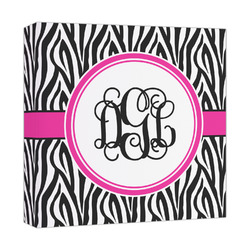 Zebra Print Canvas Print - 12x12 (Personalized)