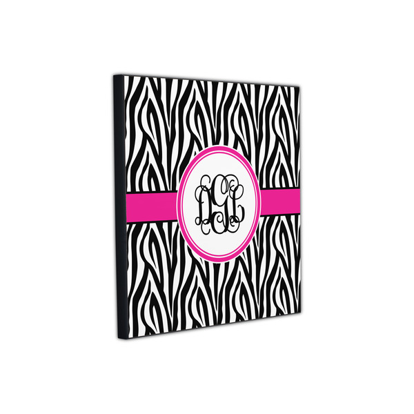 Zebra Print 12x12 Wood Print - Angle View