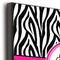 Zebra Print 12x12 Wood Print - Closeup