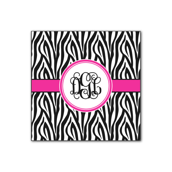 Custom Zebra Print Wood Print - 12x12 (Personalized)