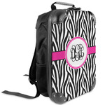 Zebra Print Kids Hard Shell Backpack (Personalized)