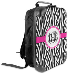 Zebra Print Kids Hard Shell Backpack (Personalized)
