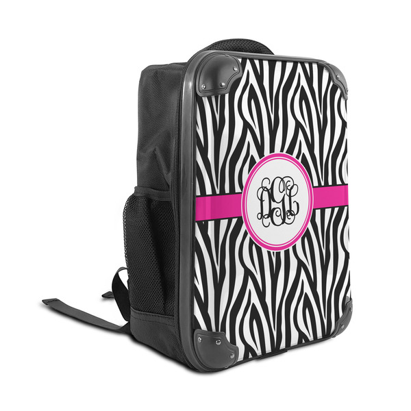 Zebra Print 15" Backpack - ANGLE VIEW