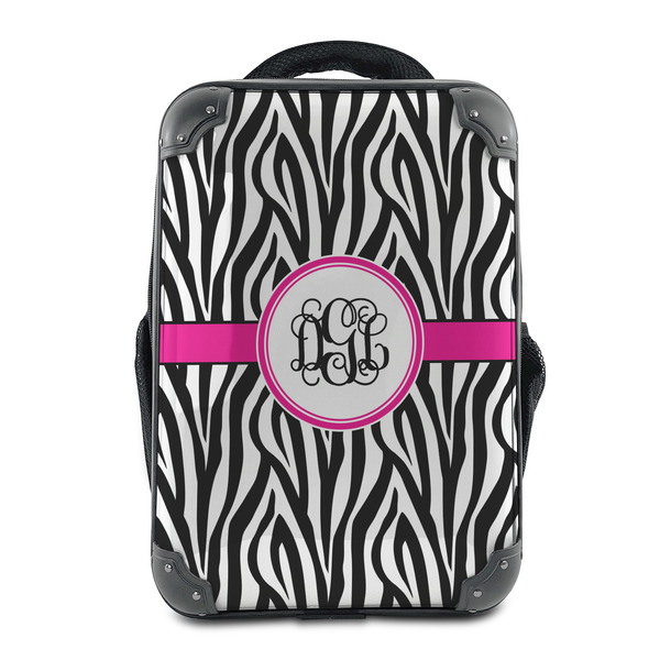 Custom Zebra Print 15" Hard Shell Backpack (Personalized)