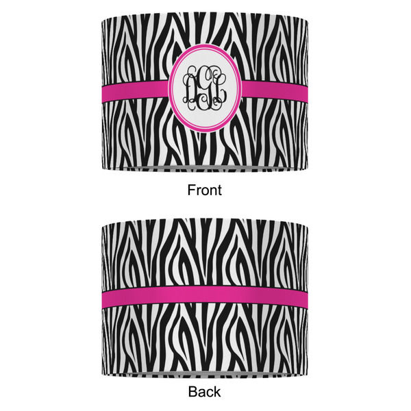 Zebra Print 16" Drum Lampshade - APPROVAL (Fabric)