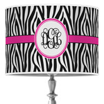 Zebra Print Drum Lamp Shade (Personalized)