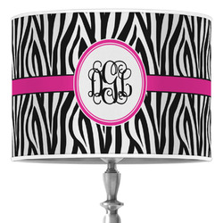 Zebra Print Drum Lamp Shade (Personalized)