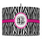 Zebra Print Drum Pendant Lamp (Personalized)