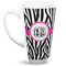 Zebra Print 16 Oz Latte Mug - Front