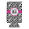 Zebra Print 16oz Can Sleeve - FRONT (flat)