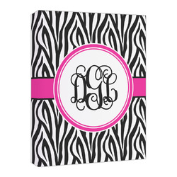 Zebra Print Canvas Print - 16x20 (Personalized)