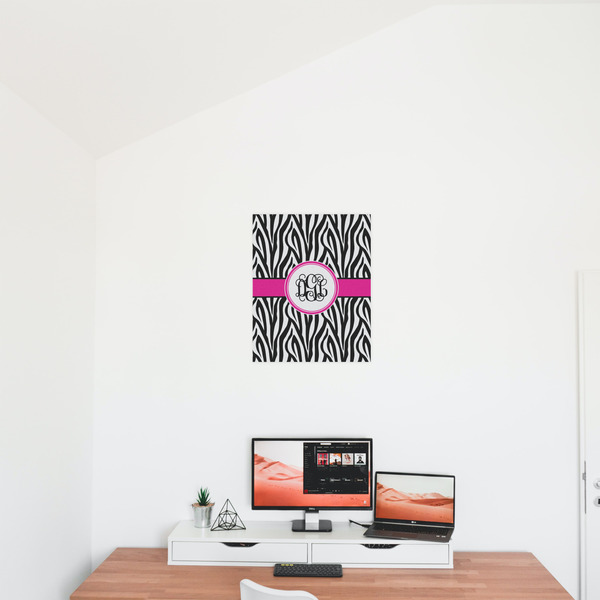 Zebra Print 16x20 - Matte Poster - On the Wall