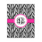 Zebra Print 16x20 Wood Print - Front View